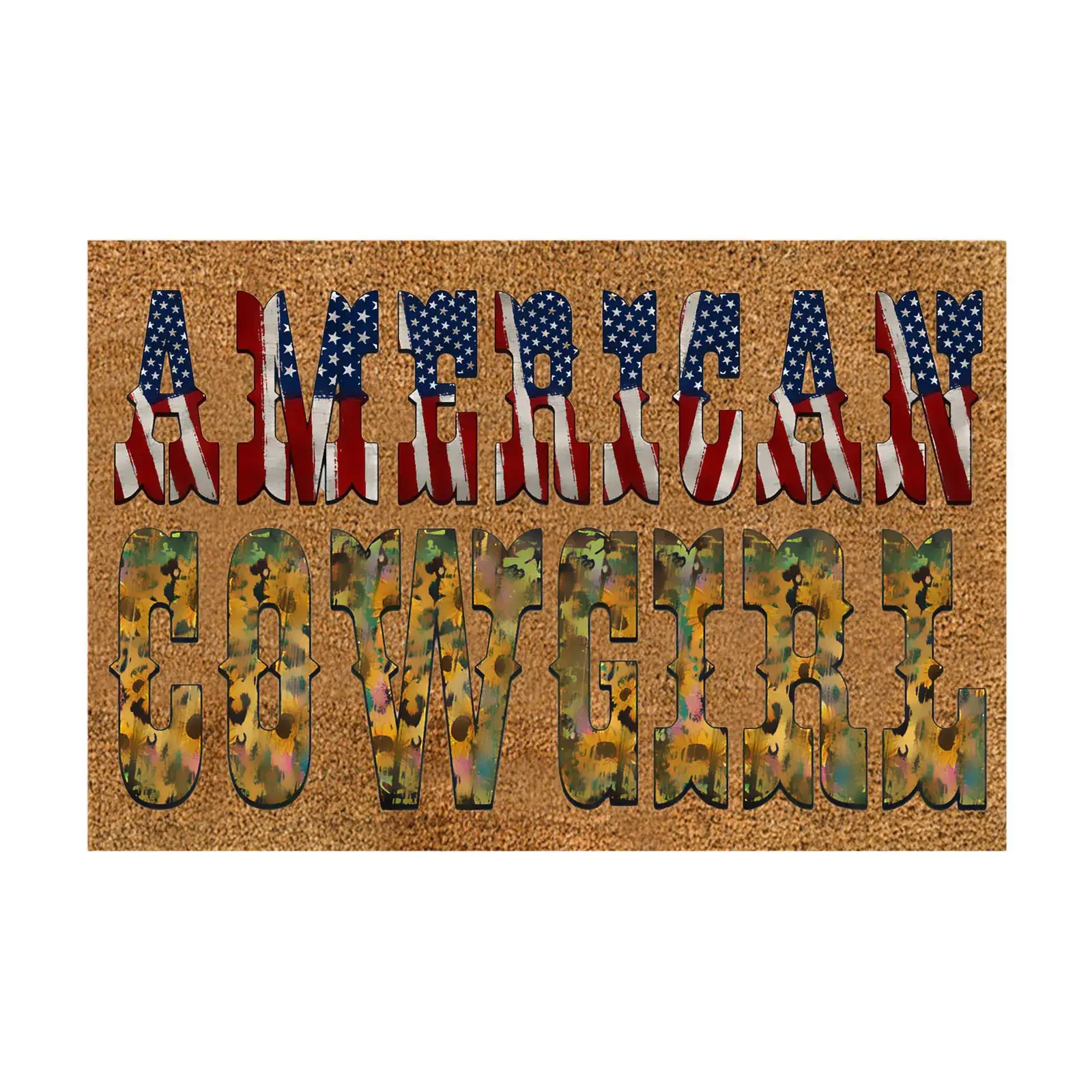 Independence Day Floor Mat with Land Of The Tree Design - Image 4