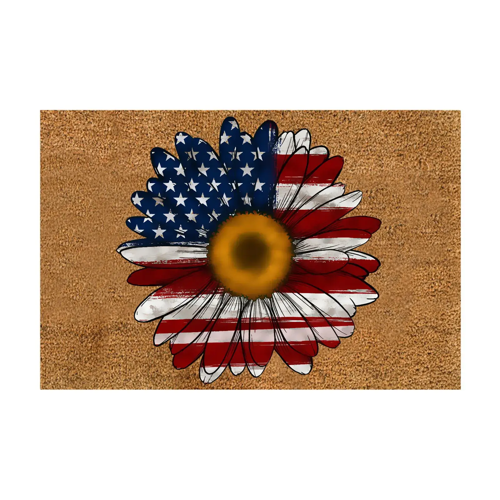 Independence Day Floor Mat with Land Of The Tree Design - Image 3