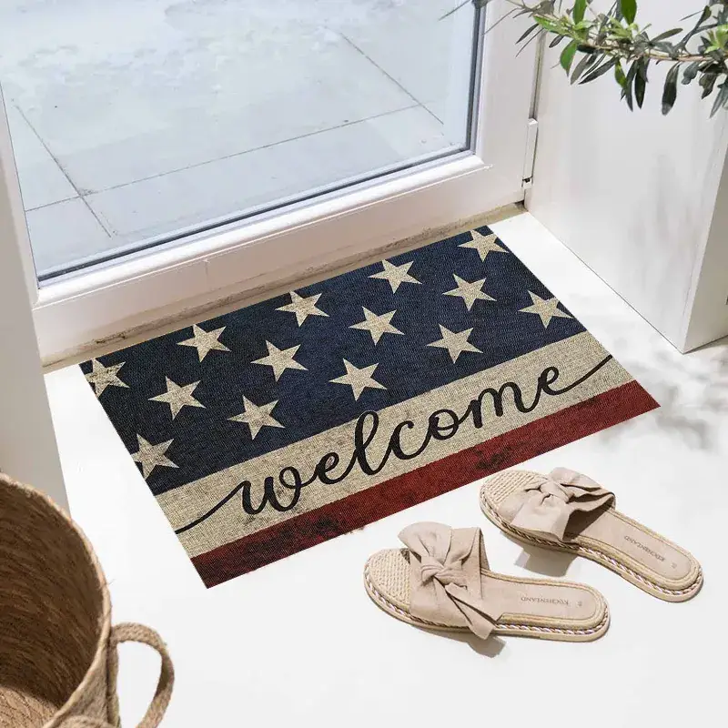 Independence Day Floor Mat with Land Of The Tree Design - Image 19