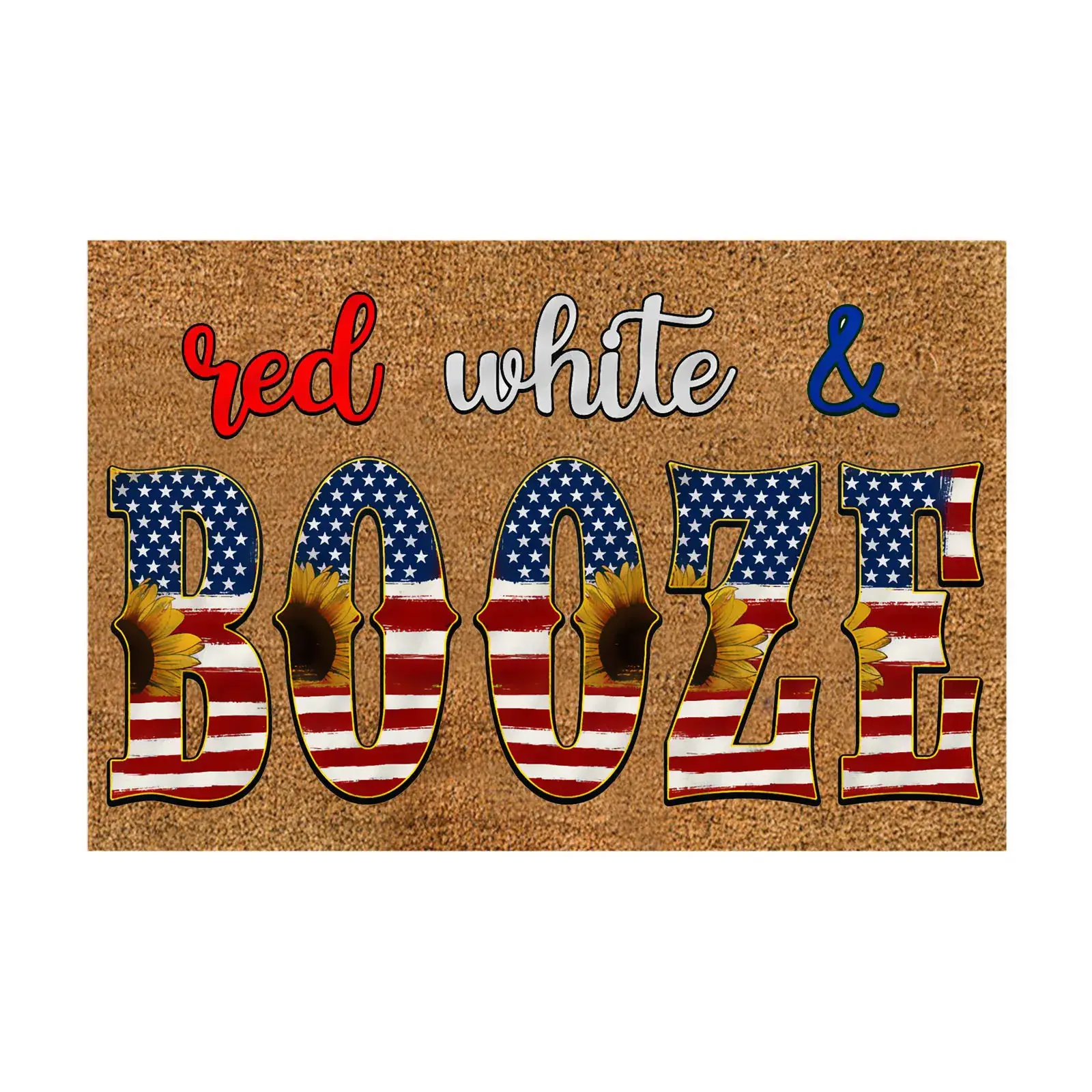 Independence Day Floor Mat with Land Of The Tree Design - Image 5