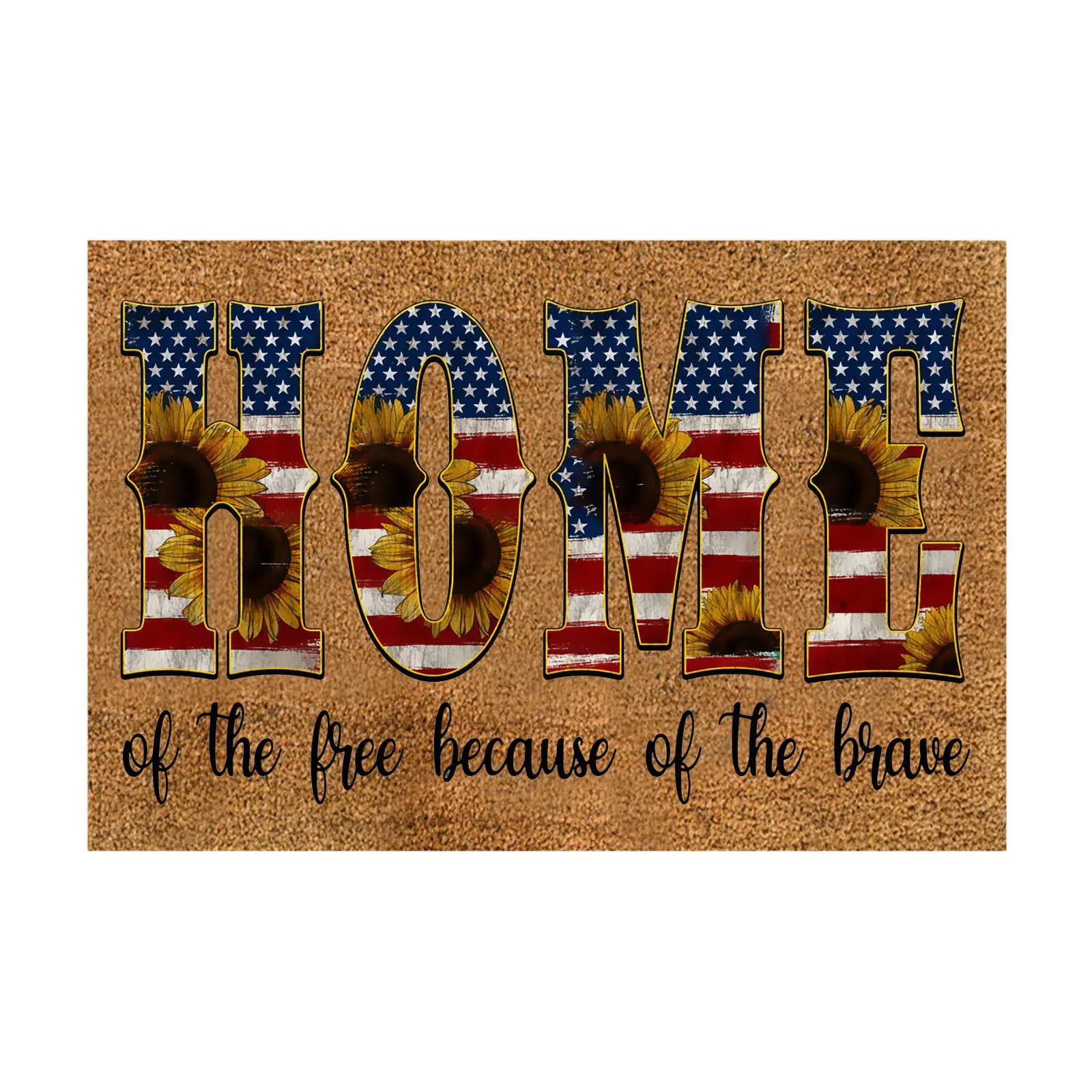 Independence Day Floor Mat with Land Of The Tree Design - Image 7