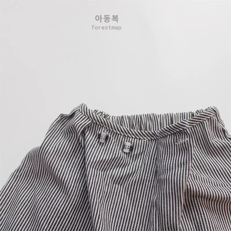 Forest Map Striped Cotton Pants for Boys — feature 6