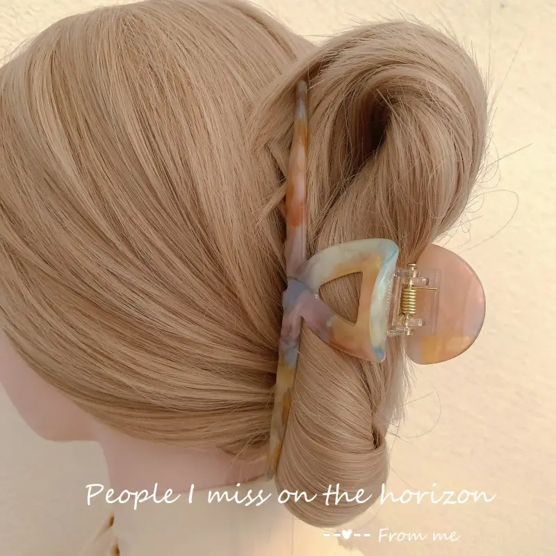 Korean Style Acrylic Shark Clip for Women Hairpin