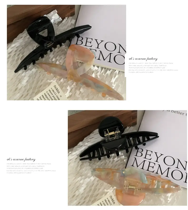 Korean Style Acrylic Shark Clip for Women Hairpin — feature 26