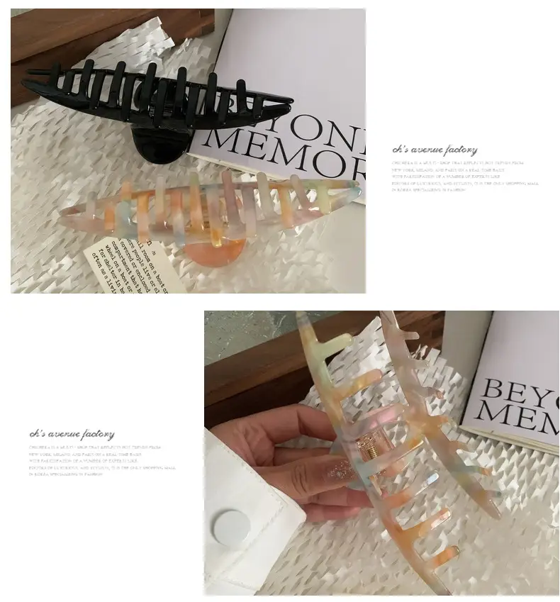 Korean Style Acrylic Shark Clip for Women Hairpin — feature 27