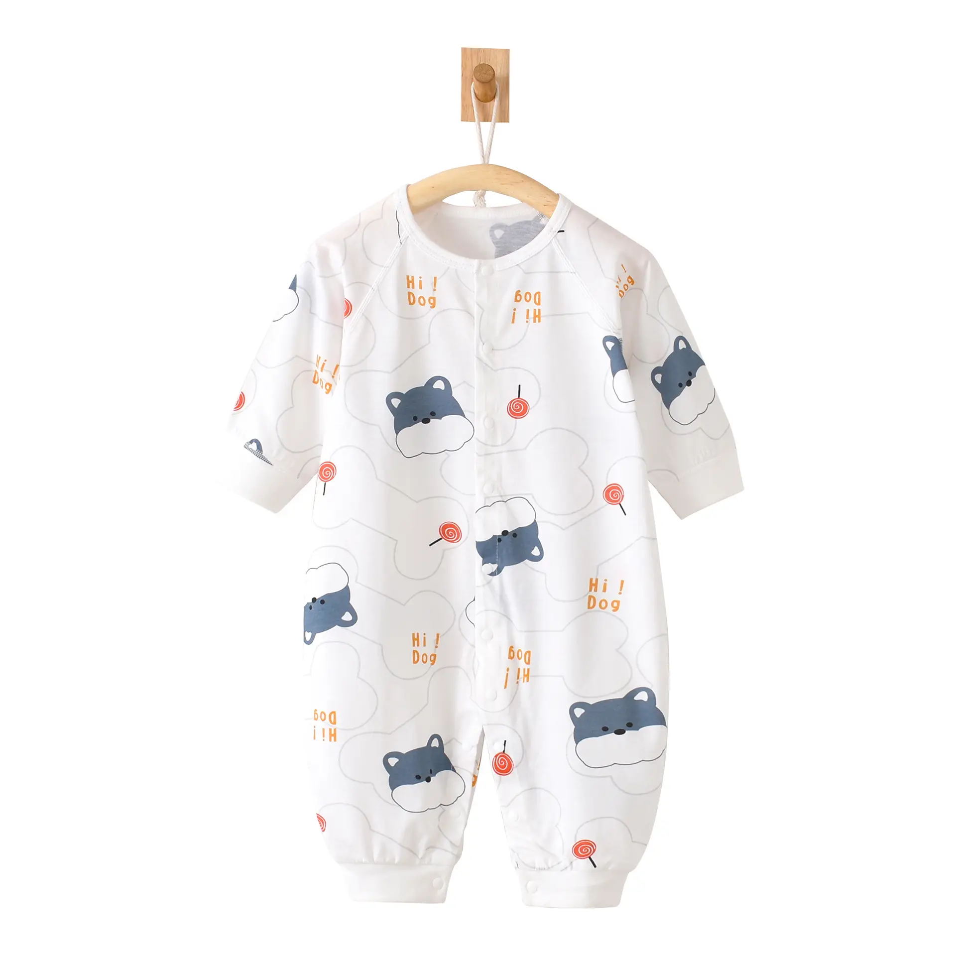 Baby Cotton Printed Jumpsuit for Summer - Image 8
