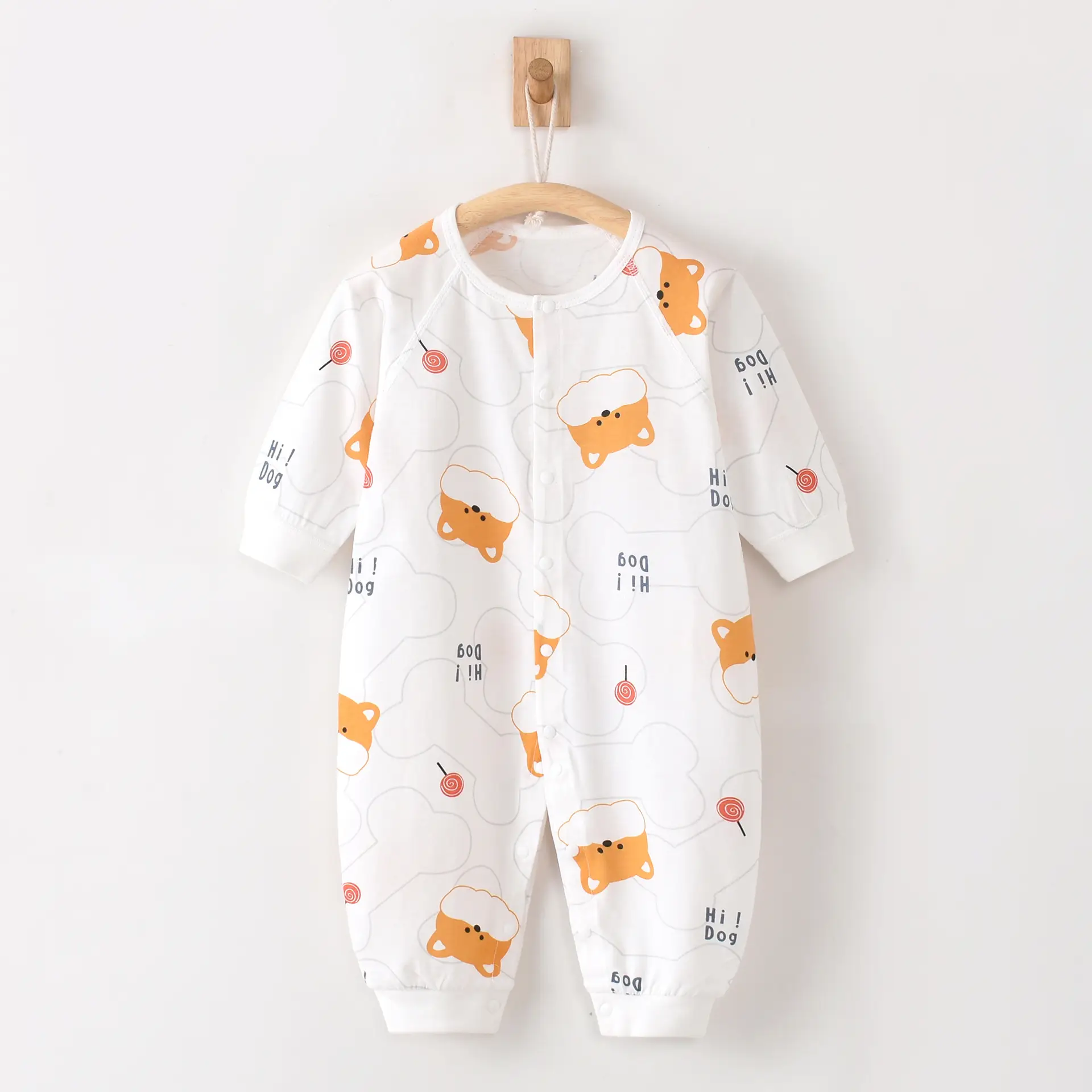 Baby Cotton Printed Jumpsuit for Summer - Image 3