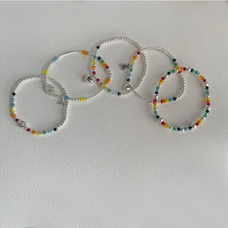 Rainbow Beaded Bracelet for Women Men - Image 9