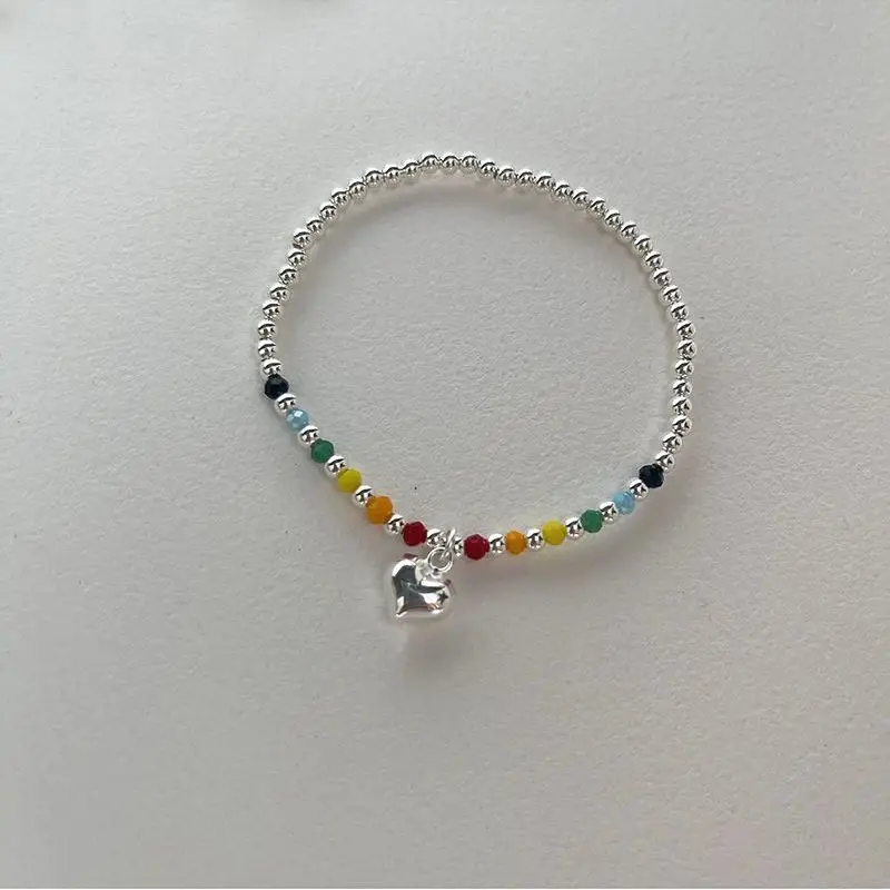 Rainbow Beaded Bracelet for Women Men - Image 4