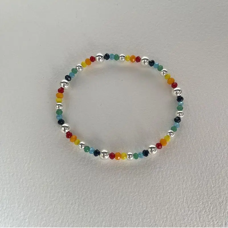 Rainbow Beaded Bracelet for Women Men - Image 5