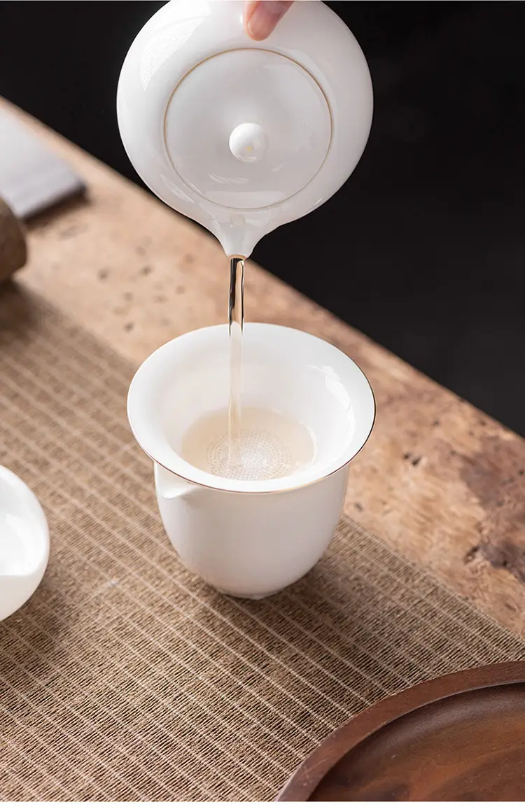 White Jade Tea Strainer All-Ceramic 102g — feature 16