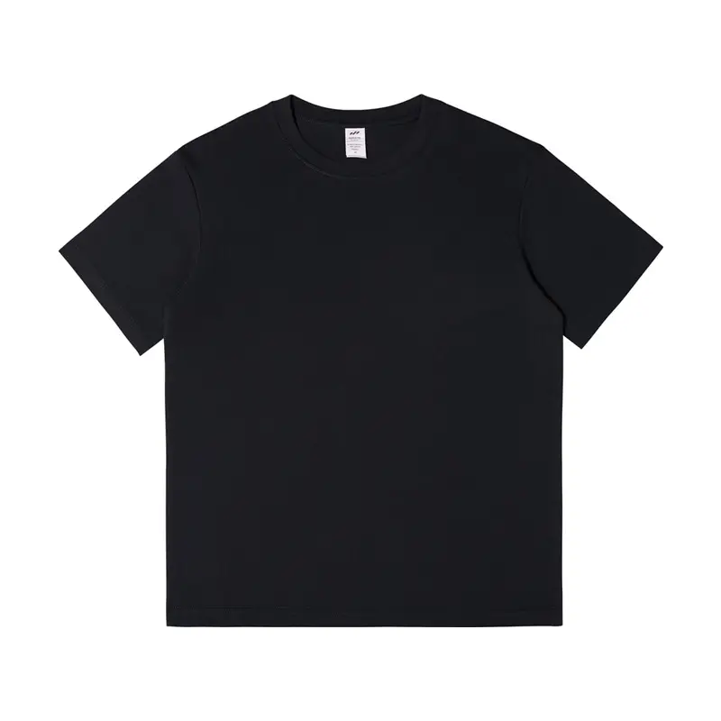 Men Women Summer White Cotton T-Shirt Round Neck - Image 2