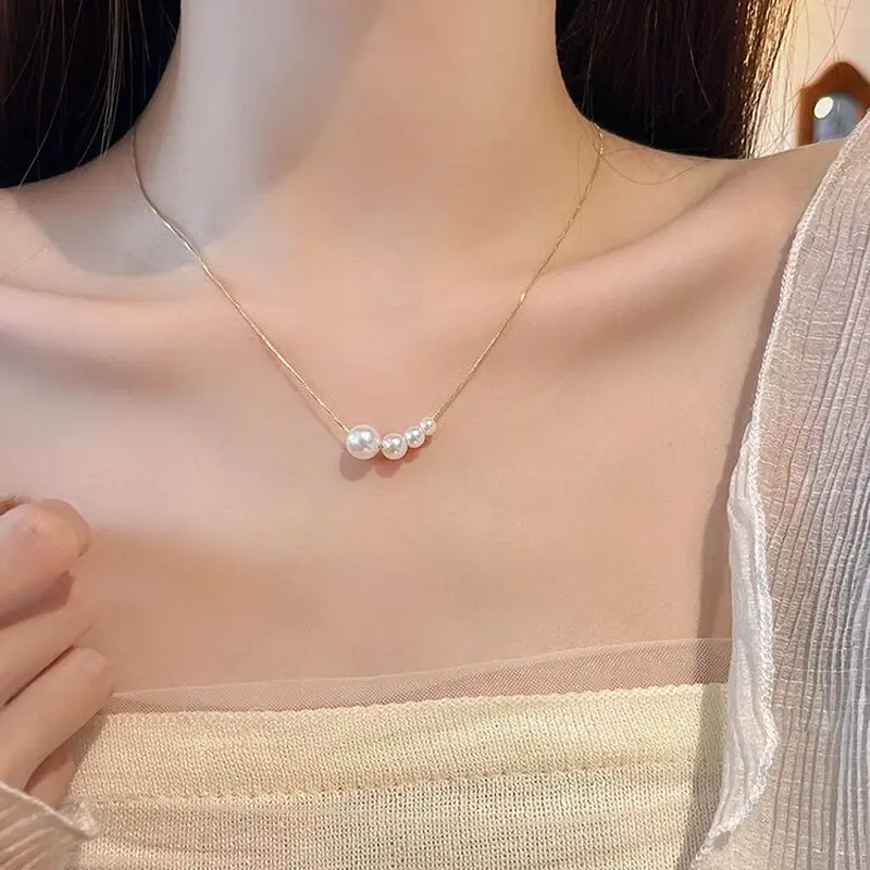 S925 Pearl Necklace Women's Luxury Niche Design - Image 5