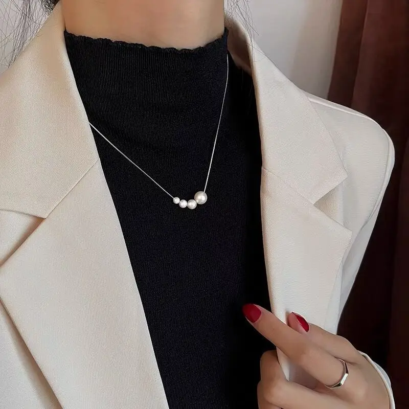 S925 Pearl Necklace Women's Luxury Niche Design - Image 6
