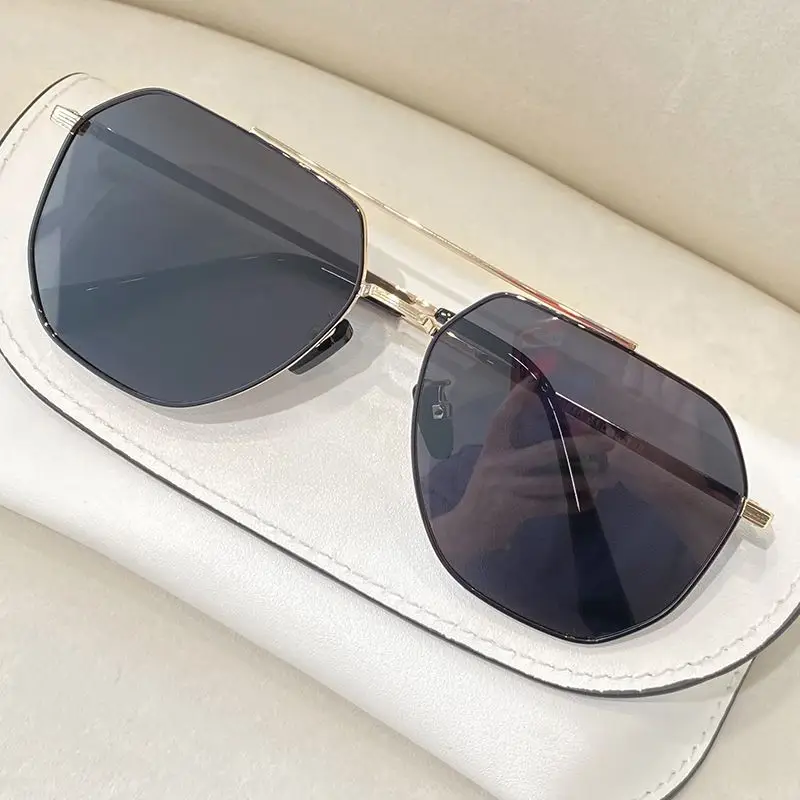 Men Polarized Driving Sunglasses 2024 Trendy Black - Image 12