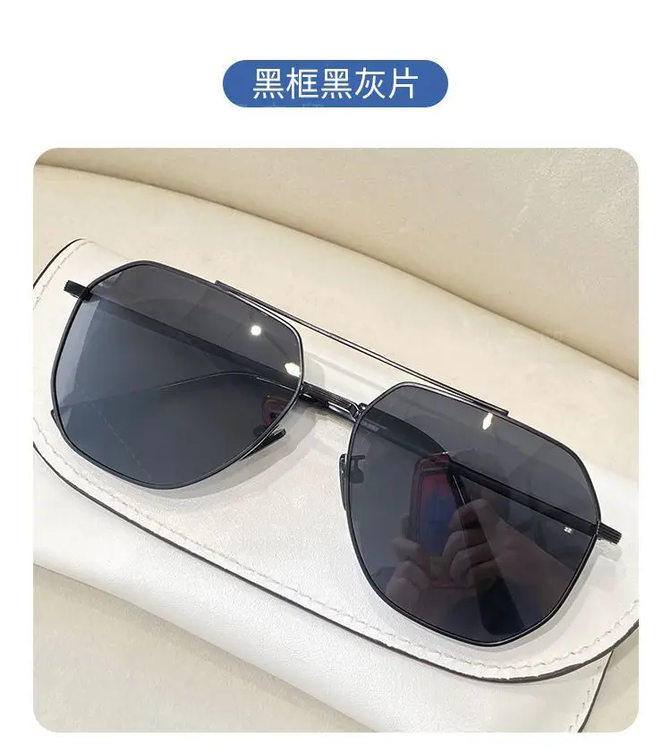 Men Polarized Driving Sunglasses 2024 Trendy Black — feature 10