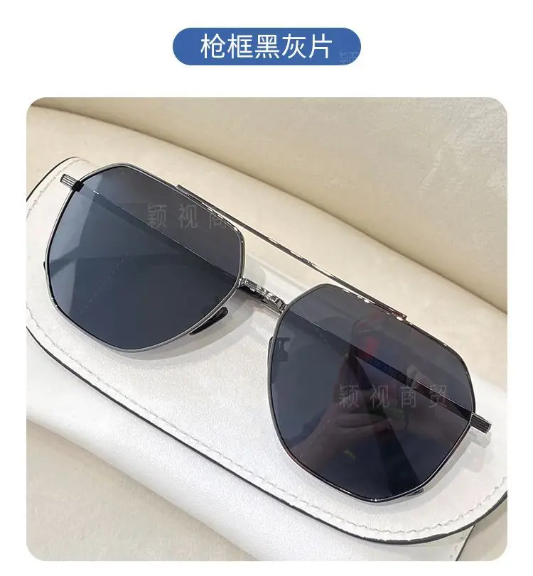 Men Polarized Driving Sunglasses 2024 Trendy Black — feature 14