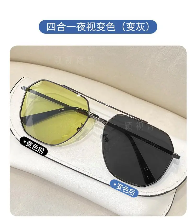 Men Polarized Driving Sunglasses 2024 Trendy Black — feature 22