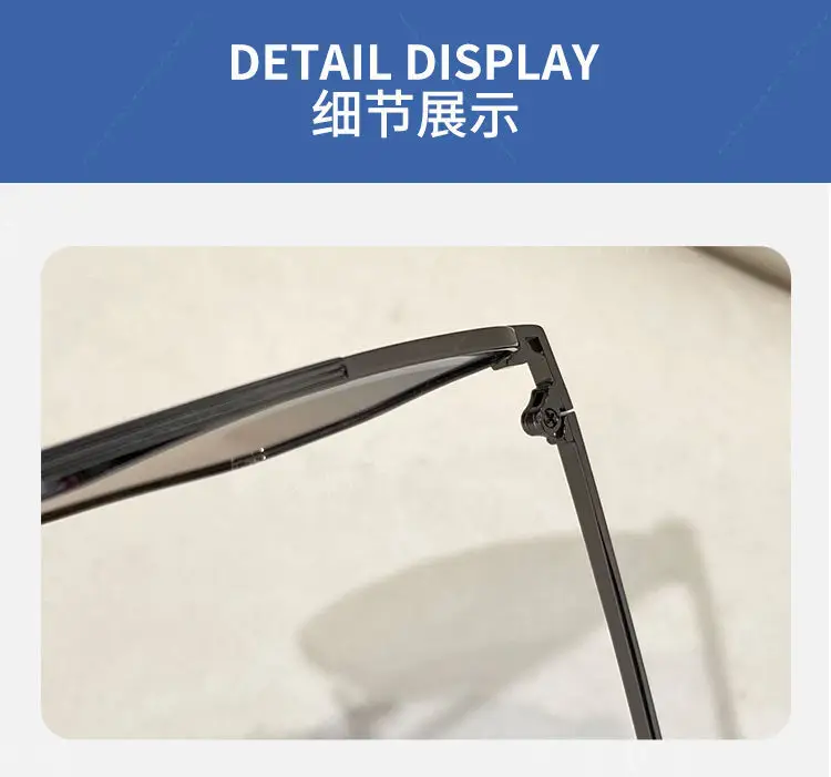 Men Polarized Driving Sunglasses 2024 Trendy Black — feature 4