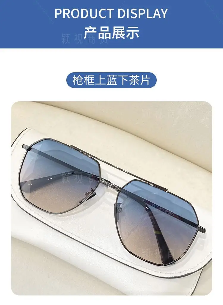 Men Polarized Driving Sunglasses 2024 Trendy Black — feature 6