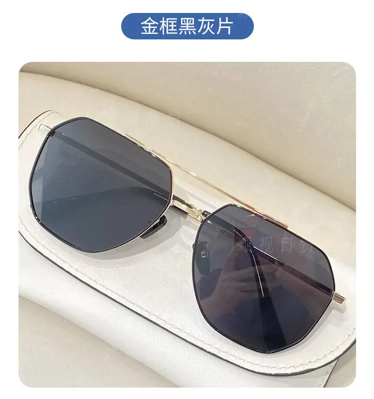 Men Polarized Driving Sunglasses 2024 Trendy Black — feature 8