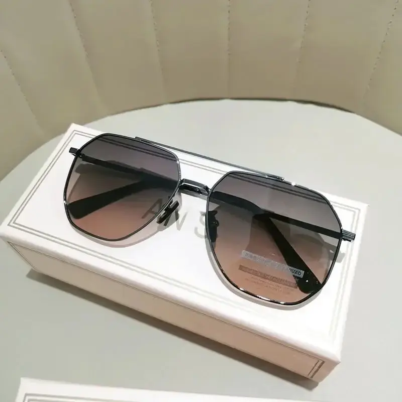 Men Polarized Driving Sunglasses 2024 Trendy Black - Image 8