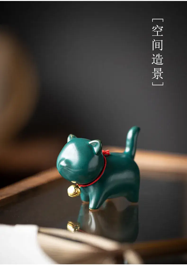Cute White Ceramic Cat Decor Pen Holder for Home — feature 8