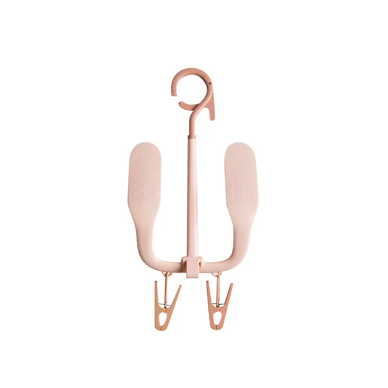 Pink Rotating Shoe Drying Rack for Home & Outdoor Use - Image 4