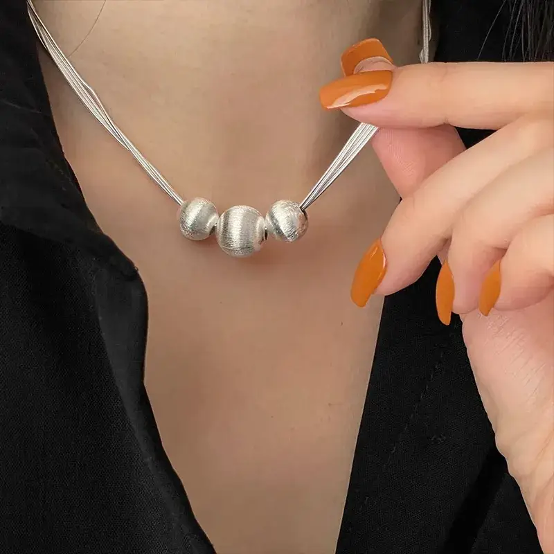 Korean Style Pearl Necklace for Women - Image 3