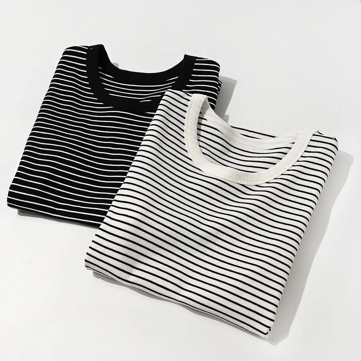 Striped Cotton T-Shirt for Boys Girls Large Summer - Image 5
