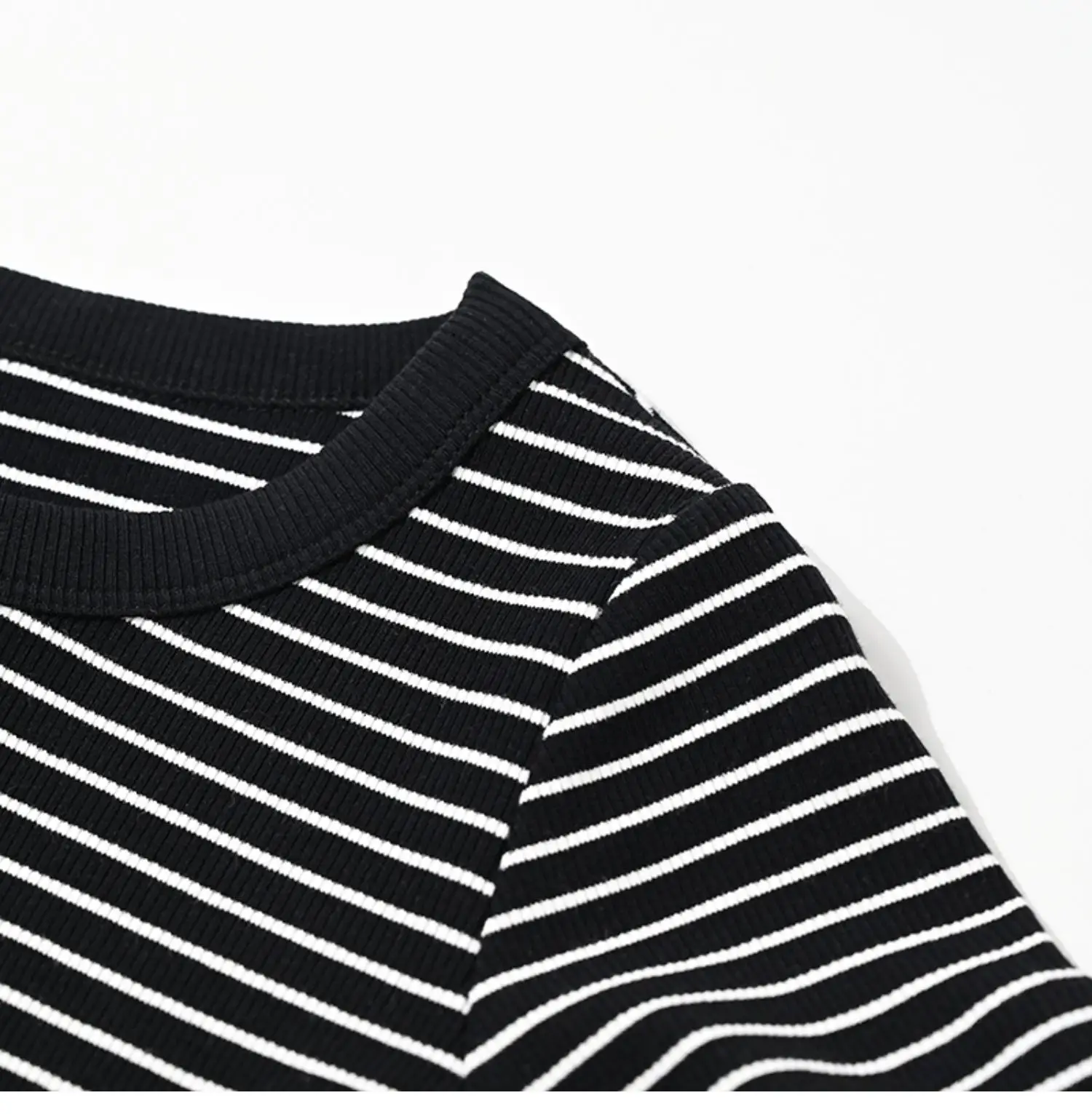 Striped Cotton T-Shirt for Boys Girls Large Summer — feature 15