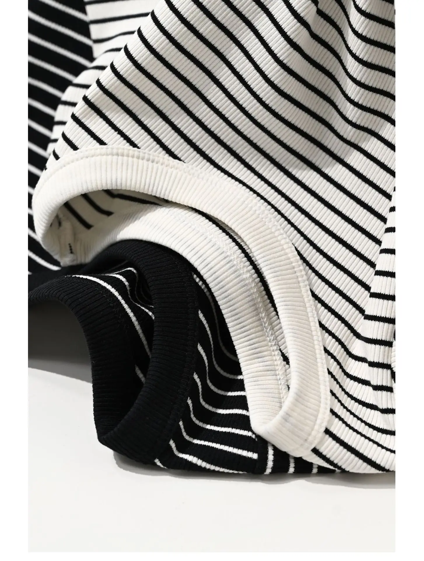 Striped Cotton T-Shirt for Boys Girls Large Summer — feature 7