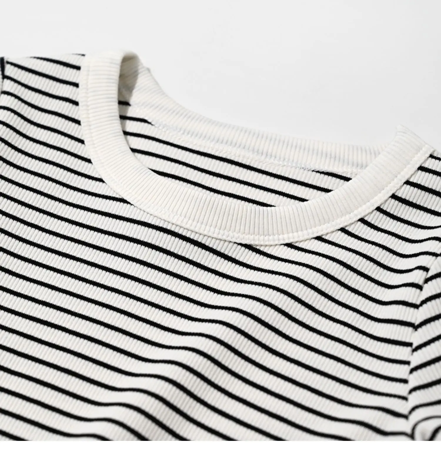Striped Cotton T-Shirt for Boys Girls Large Summer — feature 9