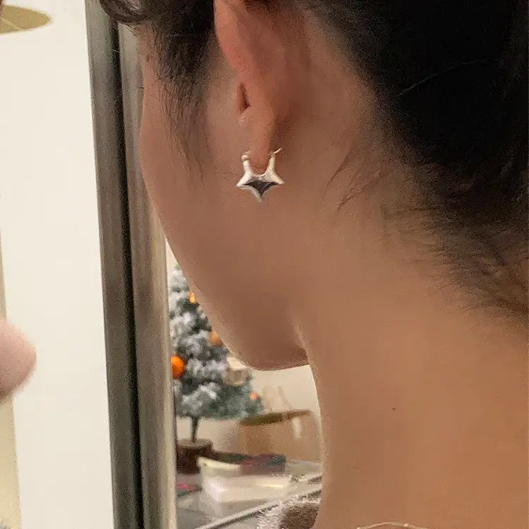 S925 Silver Star Earrings for Women 2025 New Style — feature 33