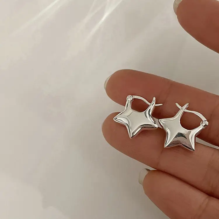 S925 Silver Star Earrings for Women 2025 New Style — feature 43