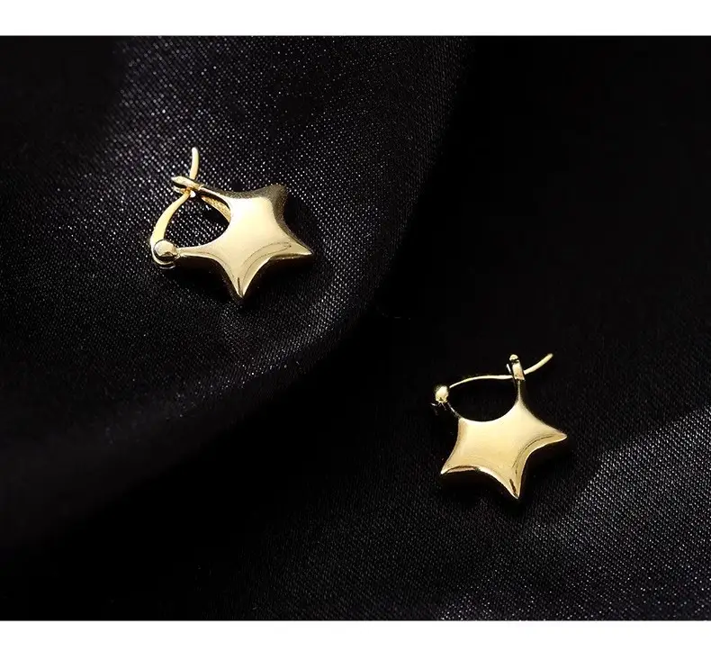 S925 Silver Star Earrings for Women 2025 New Style - Image 2