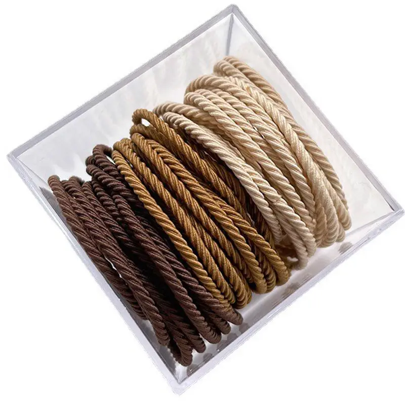 Unnatural Hair Rope 1000 Pcs Rubber Band for Girls - Image 33