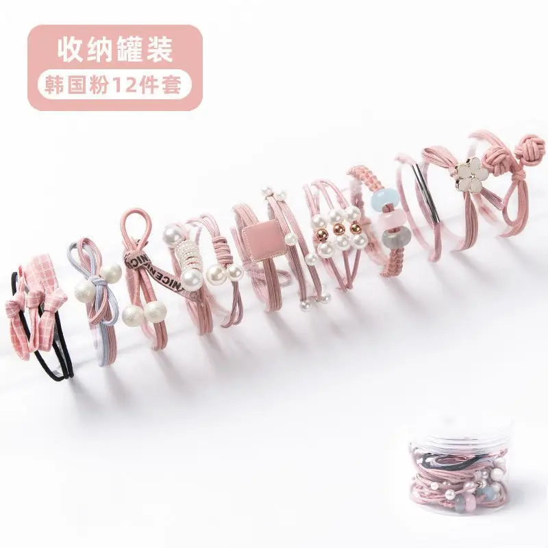Unnatural Hair Rope 1000 Pcs Rubber Band for Girls - Image 27