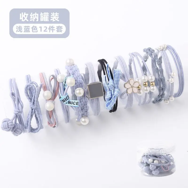 Unnatural Hair Rope 1000 Pcs Rubber Band for Girls - Image 28