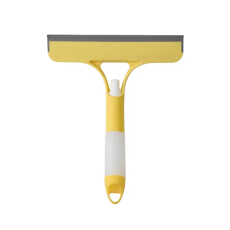 Yellow T-Shape Glass Scraper for Home & Office