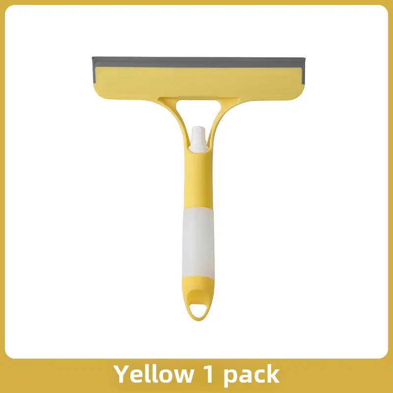 Yellow T-Shape Glass Scraper for Home & Office