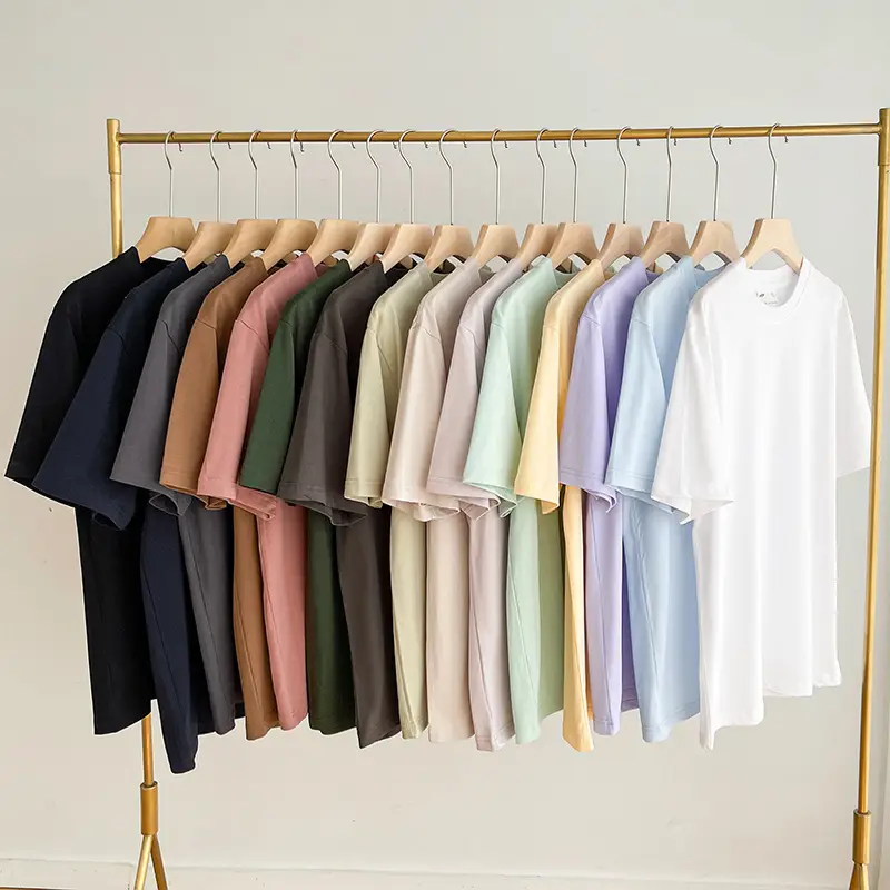 240g Heavyweight Cotton T-Shirt Men Women 2025 New Pair — feature 6