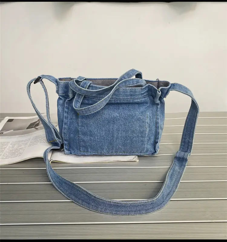 Denim Square Bag for Women 2023 Spring Mobile Phone Bag — feature 28