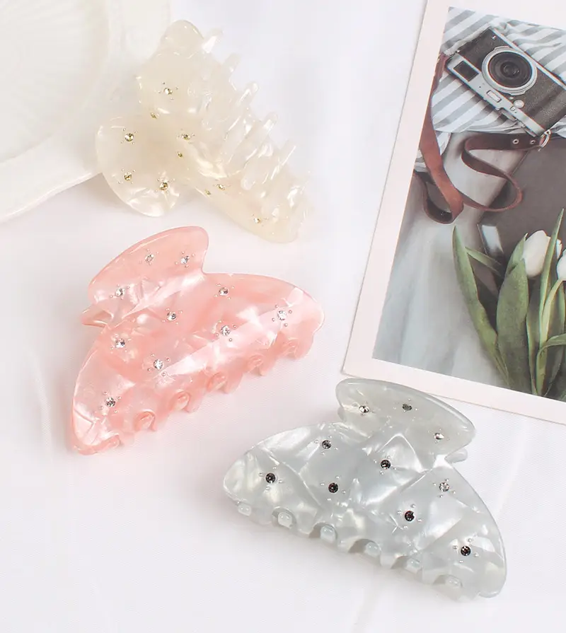 Pink Diamond Hair Clips for Girls — feature 1