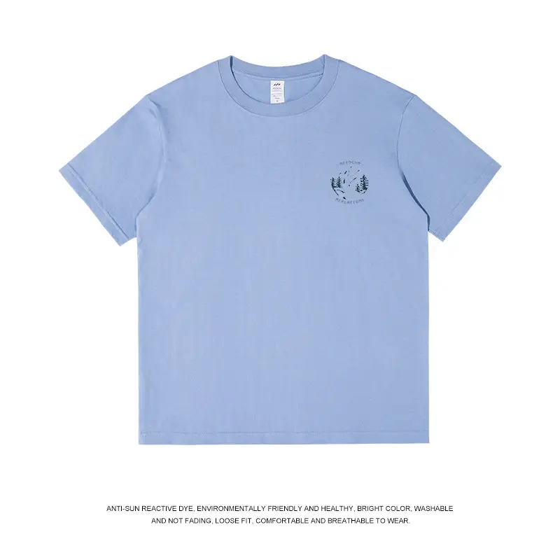 Men's Dark Blue Eco Graphic T-Shirt