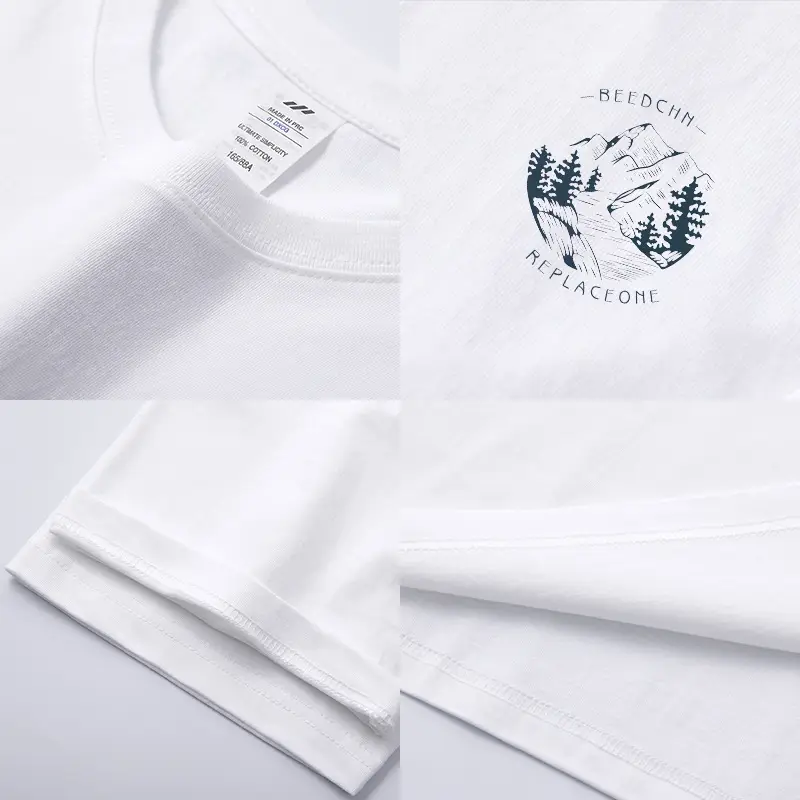 Men's Dark Blue Eco Graphic T-Shirt