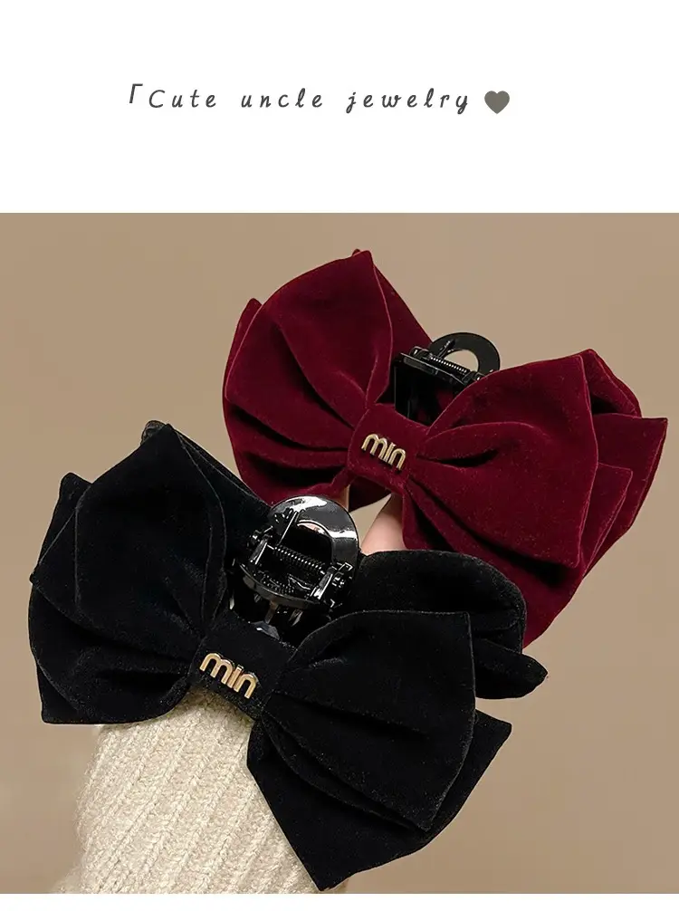 New Year Red Escape Princess Hairpin with Black Double-Sided Clip — feature 11