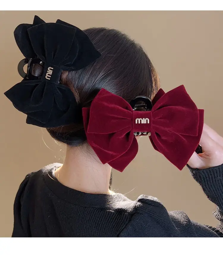New Year Red Escape Princess Hairpin with Black Double-Sided Clip — feature 14