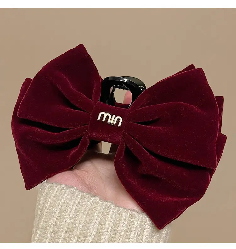 New Year Red Escape Princess Hairpin with Black Double-Sided Clip — feature 9