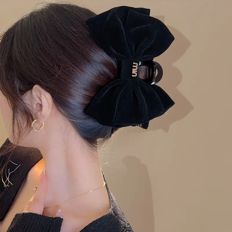 New Year Red Escape Princess Hairpin with Black Double-Sided Clip - Image 2